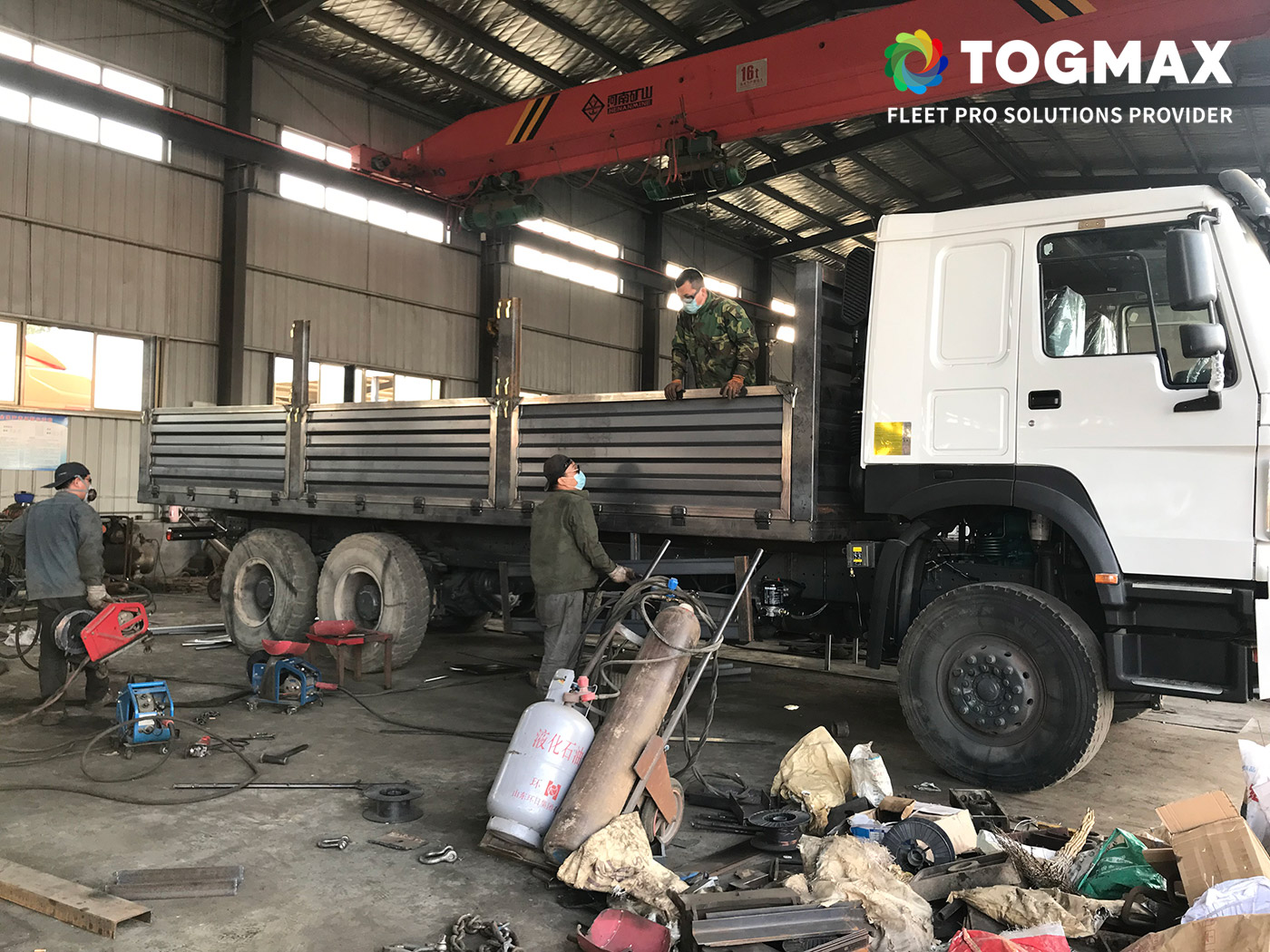 Togmax Group China Sinotruk Howo Shacman Secondhand Used Cargo Trucks Factory Workshop