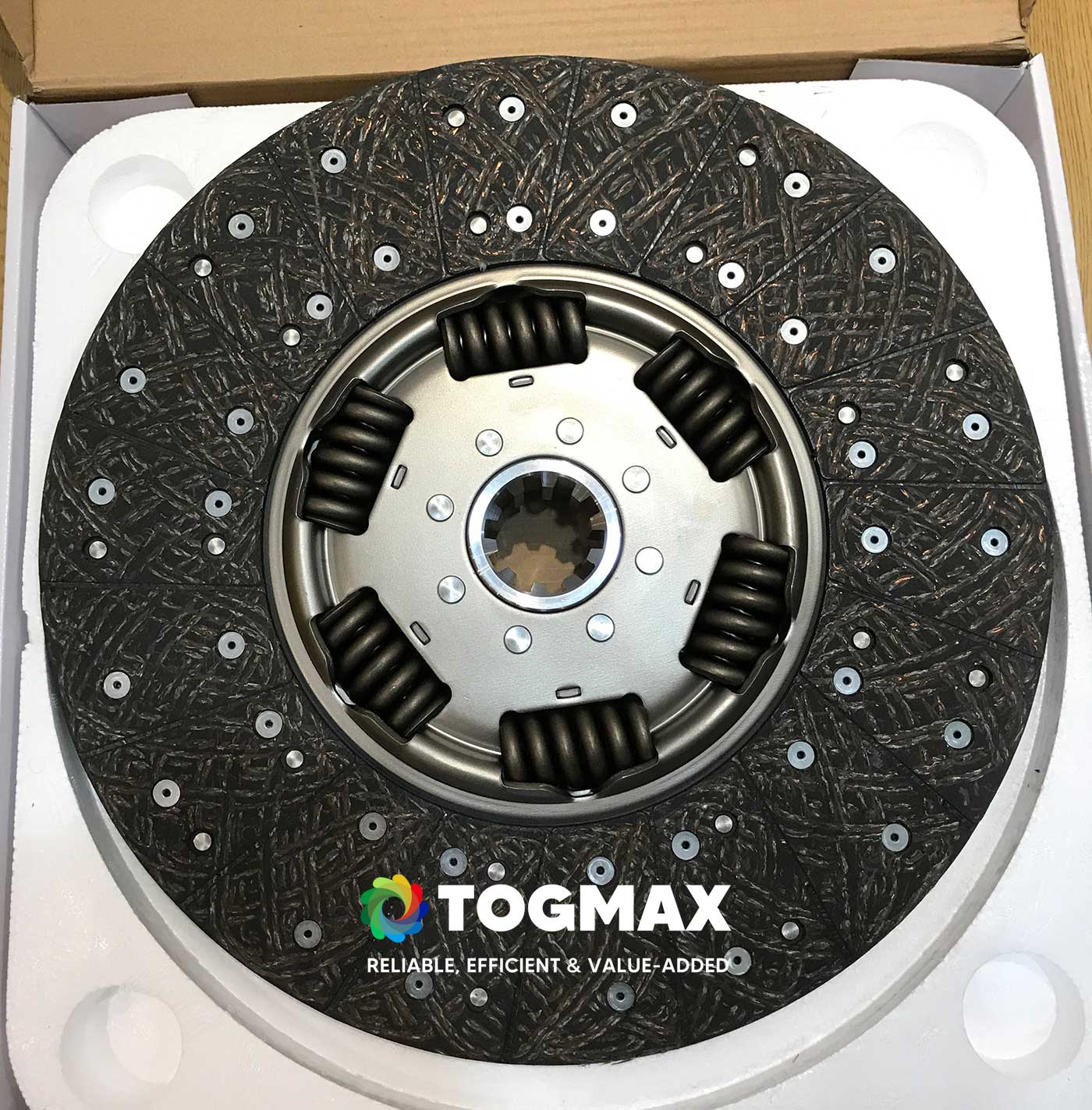 WIZEVER Original China Beiben Sinotruk Dongfeng 430 Heavy Duty Truck Clutch Disc Plate Assembly 430x240x50.8-10 1878080037 Vendor Togmax Group